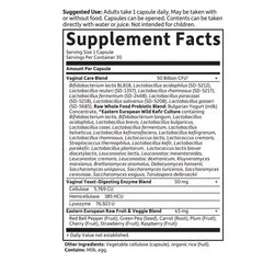 Raw Probiotics Vaginal Care Shelf-Stable 30 Capsules