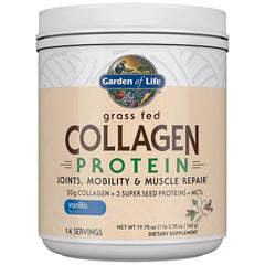 Grass Fed Collagen Protein Vanilla 19.75 (560g) Powder